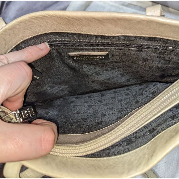 Bruno Magli Reversible Two-Tone Handbag - Picture 3 of 7